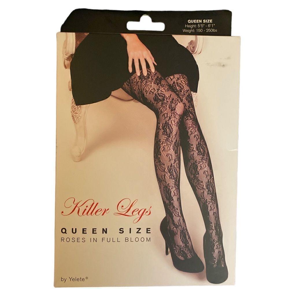 ROSES 🌹 IN FULL BLOOM Fishnet Tights